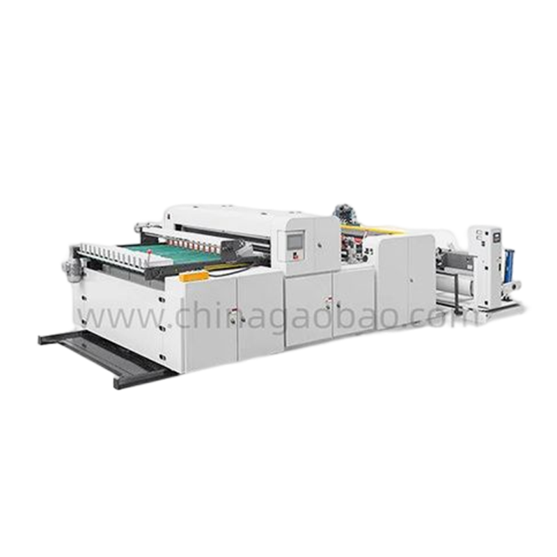 HQJ-D Medical Grade SMMS Nov Woven Fabric Roll To Sheets Cutting Machine Sheeting Machine Cutter Machine