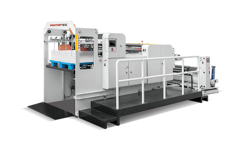 ZHQ Automatic Kraft Paper Reel Trimming Intelligent  Roll To Sheets Cutting Machine With Stacker