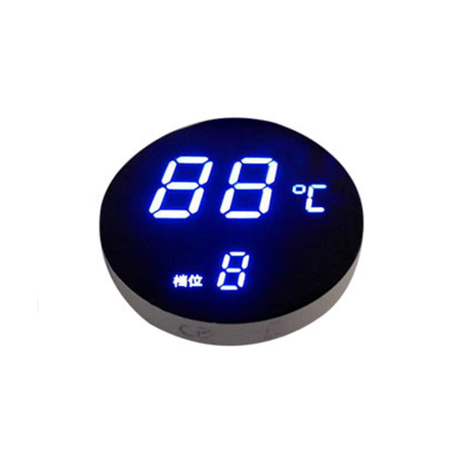 colorful digital LED segment