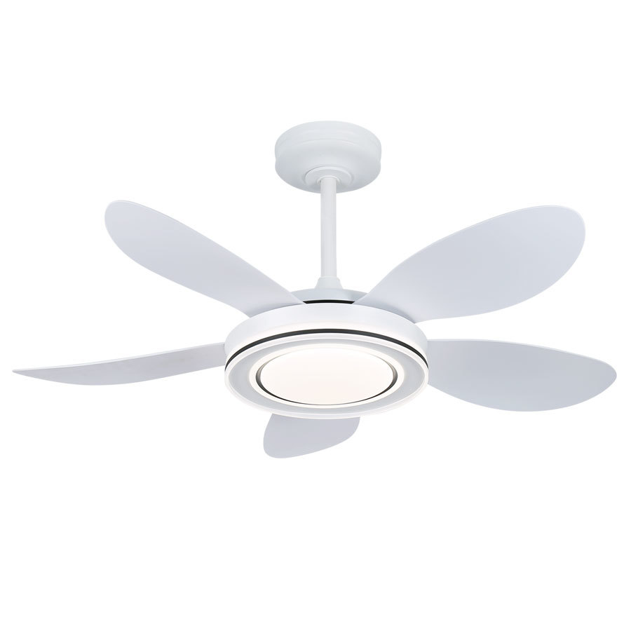 Straight blade fan-CT259 White 52 inch