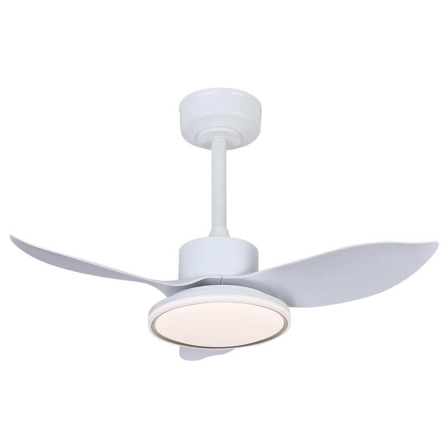 Straight leaf fan-CT232 white/black 42 inch
