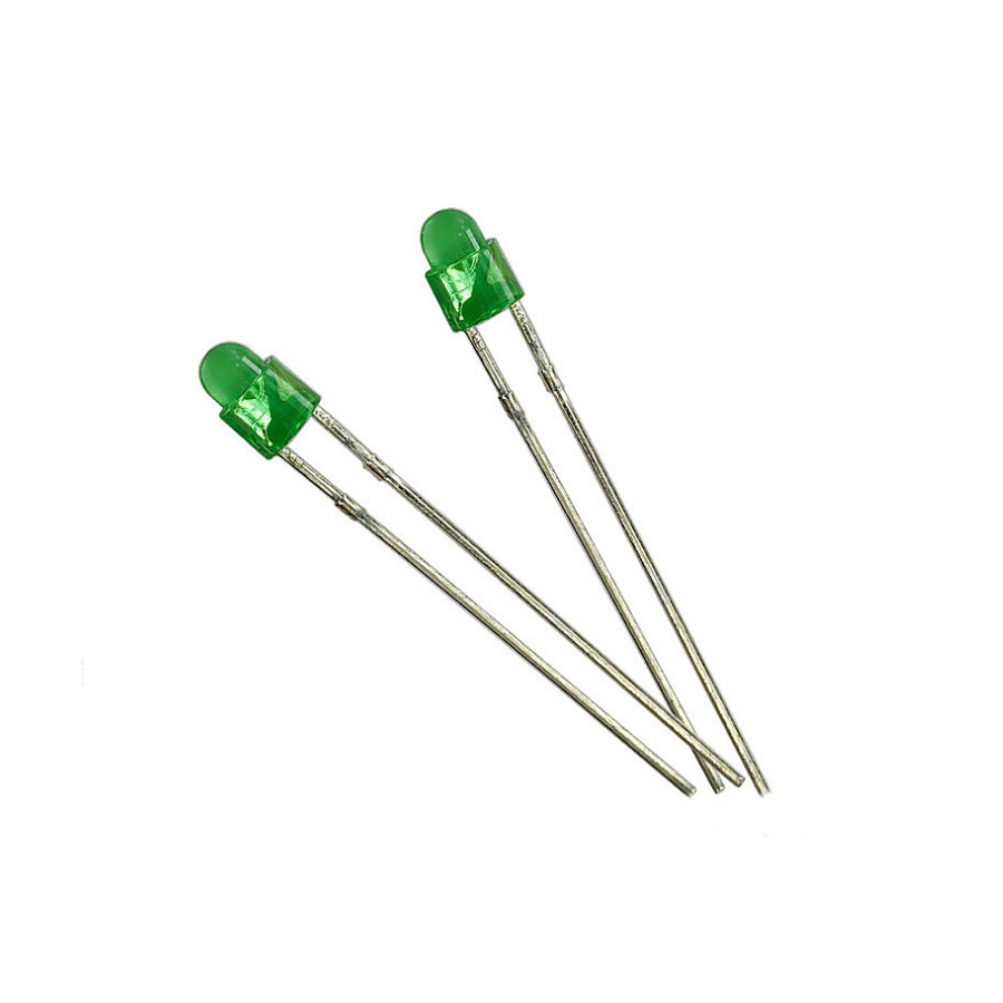 special shape green LED