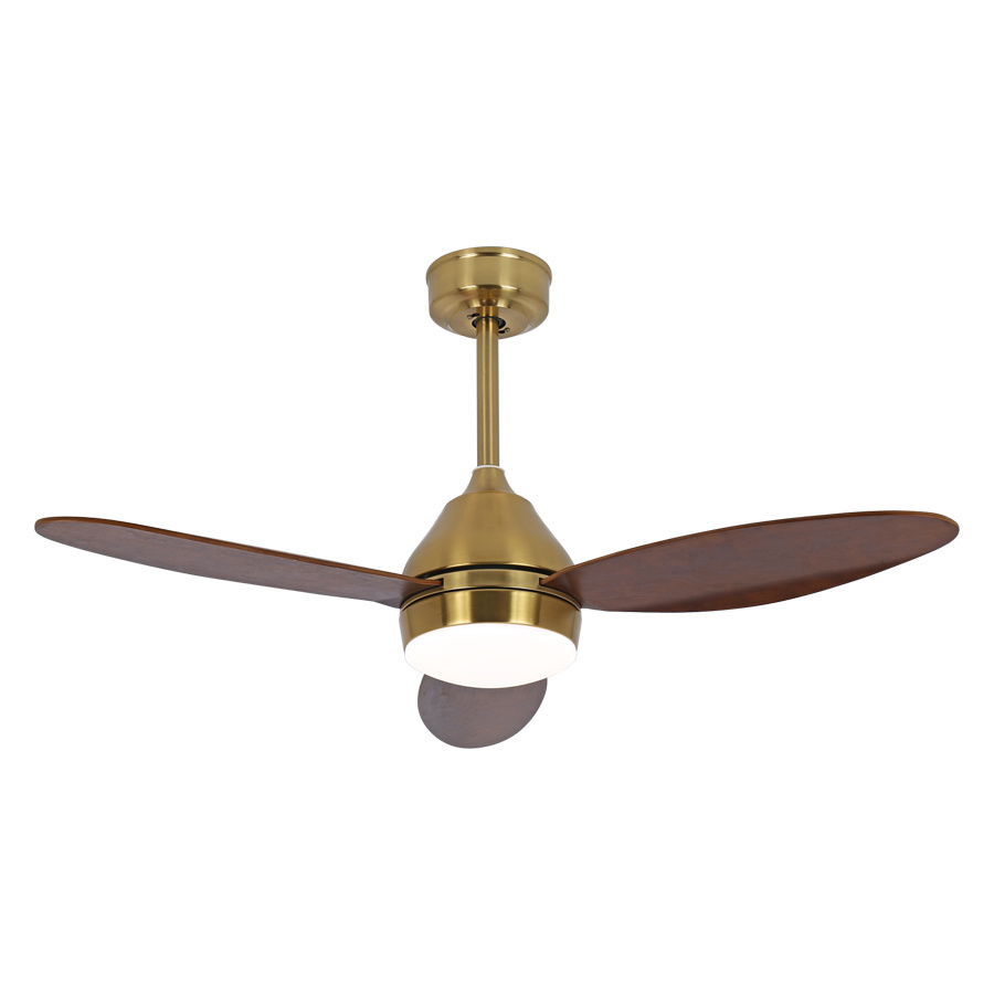 Straight leaf fan-CT233 copper natural color-dark wood