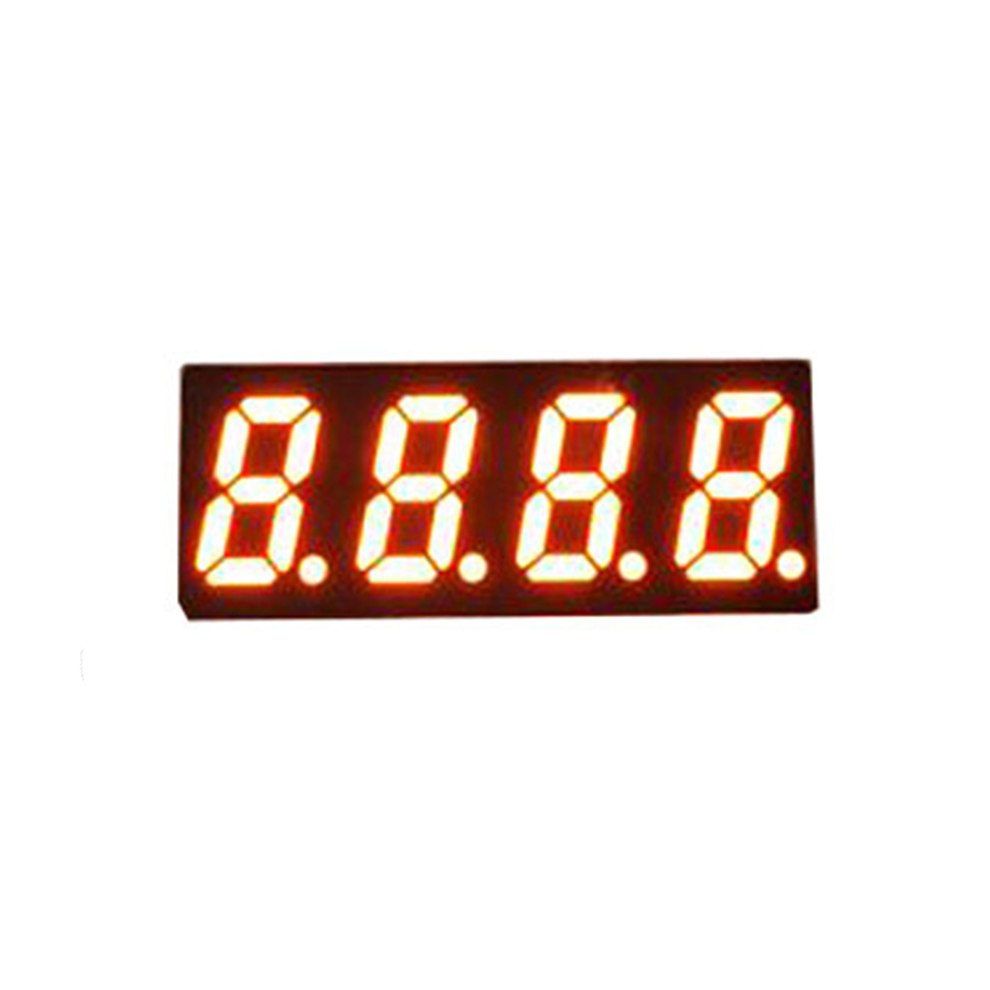 colorful digital LED segment