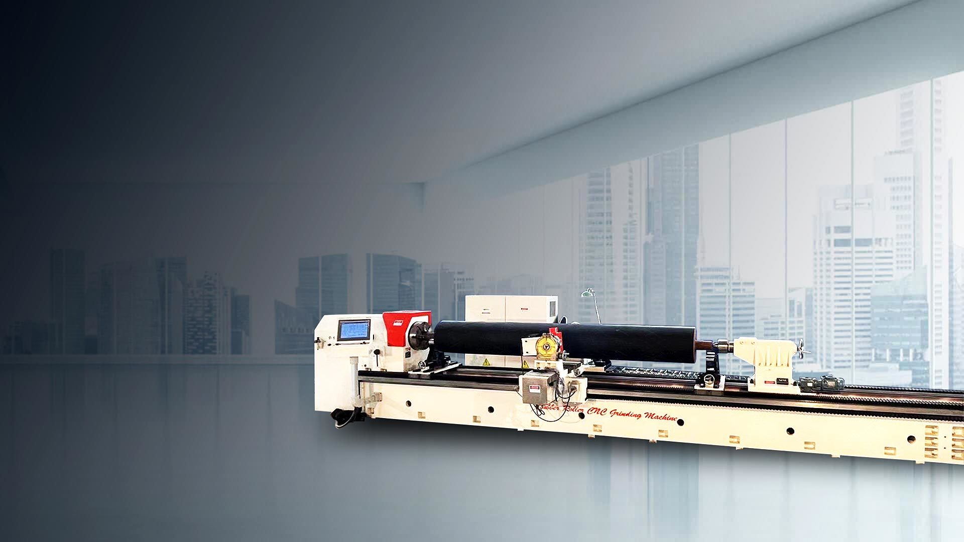 Máquina de torneado y rectificado PSM (CNC) para rollos de caucho