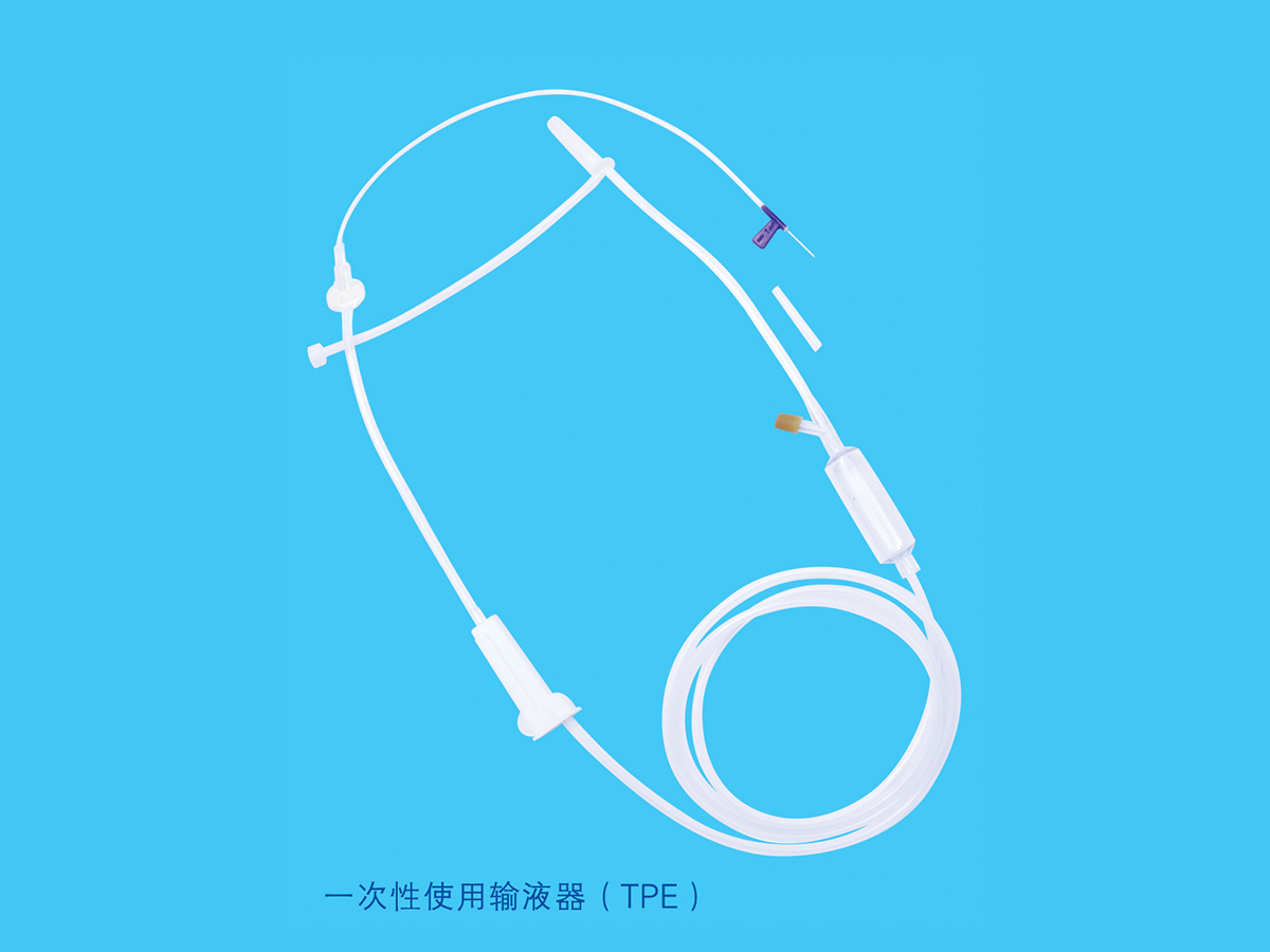 Disposable infusion set (TPE)