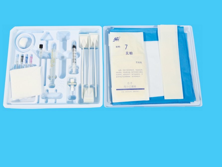 Single use anesthesia puncture kit
