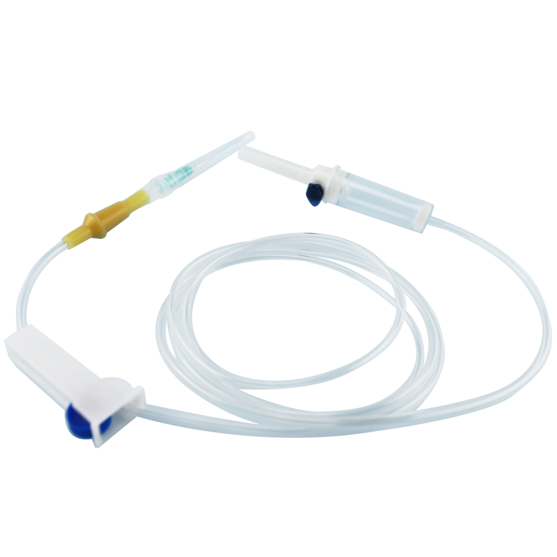Infusion set for single use