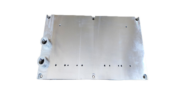 Water cooled plate radiator