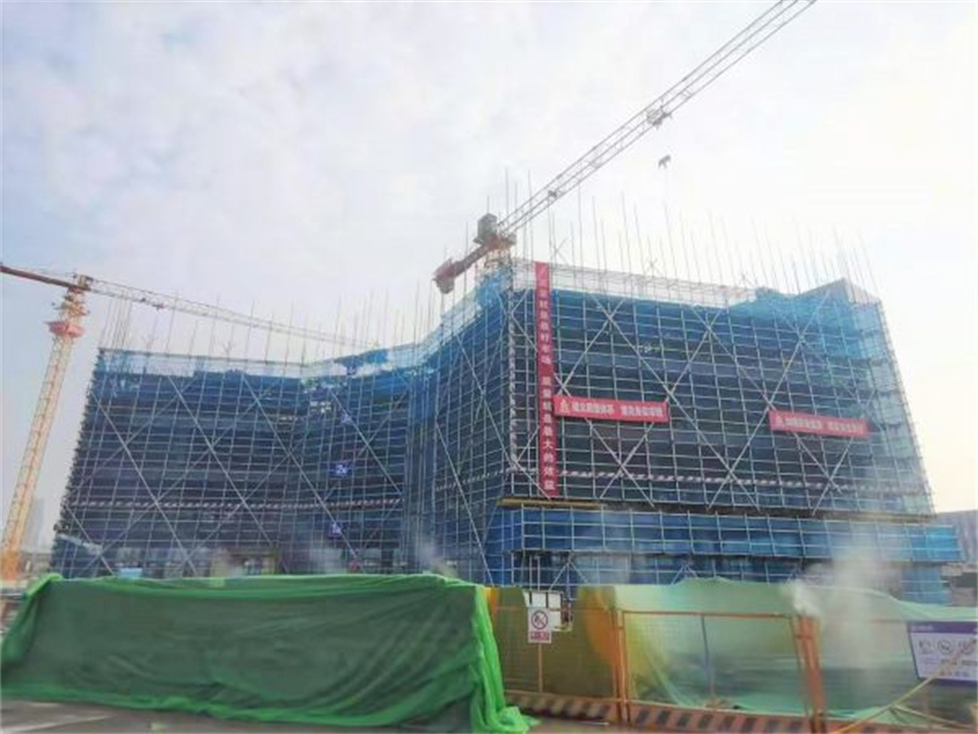 晝夜施工趕進度 質量安全不放松