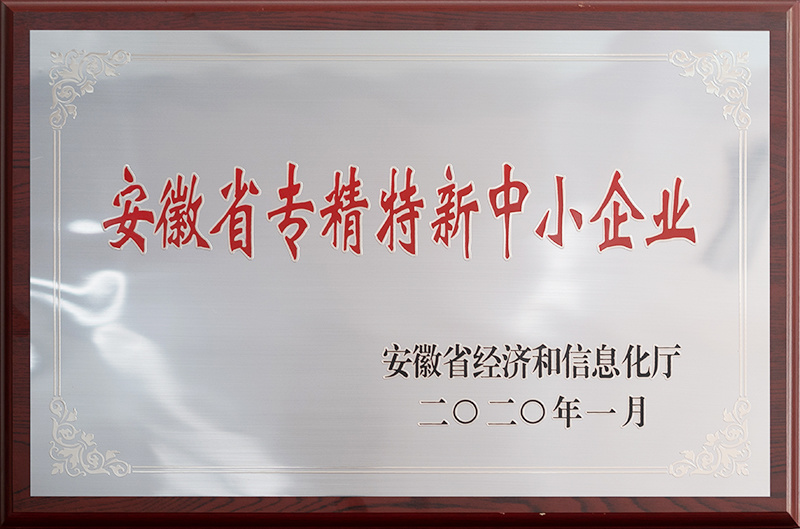 安徽省專精特新中小企業(yè)