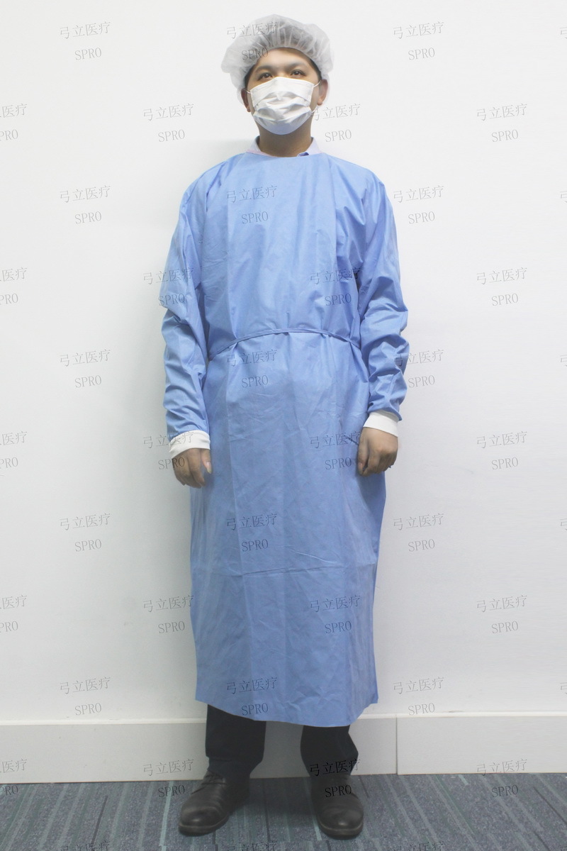 Disposable medical sterile surgical gown