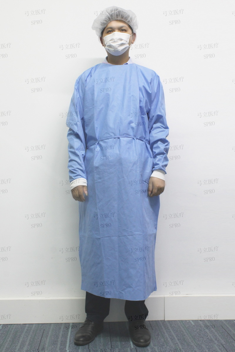 Disposable medical sterile surgical gown