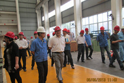 中國化工集團領導蒞臨公司指導工作