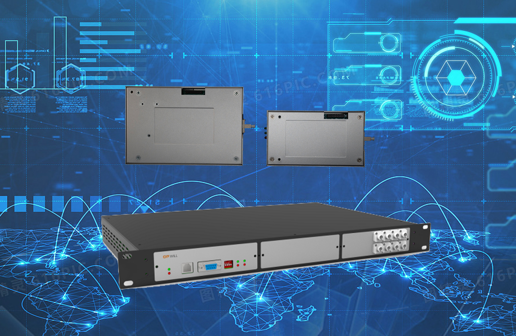 Equipment supplier's fiber optic monitoring system solution