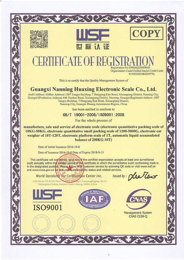 ISO 9001 World Standard Certification (English version)