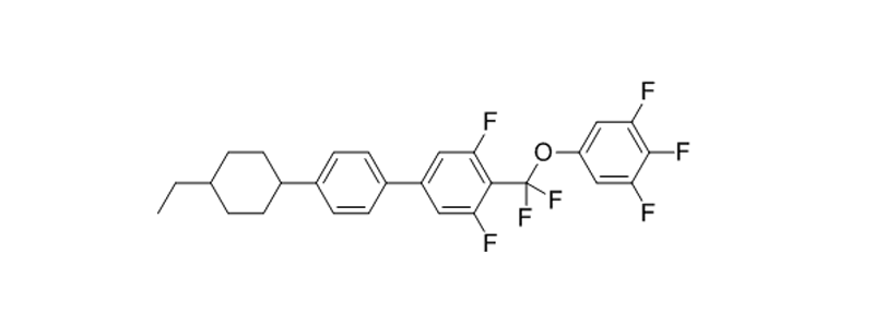 4-(difluoro(3,4,5-trifluorophenoxy)methyl)-4'-(4-ethylcyclohexyl)-3,5-difluoro-1,1'-biphenyl