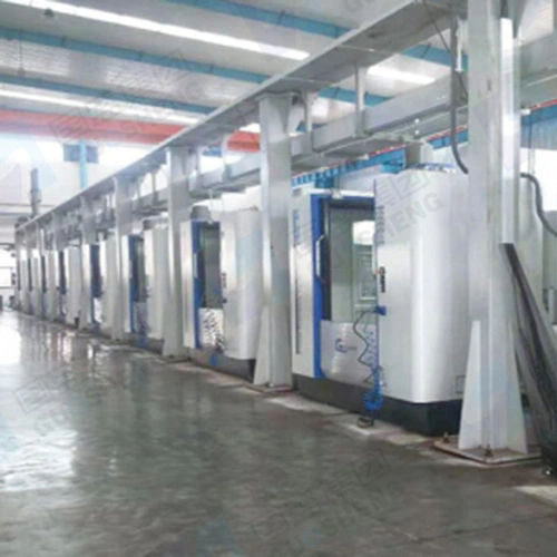 Automatic production line for engine cylinder block