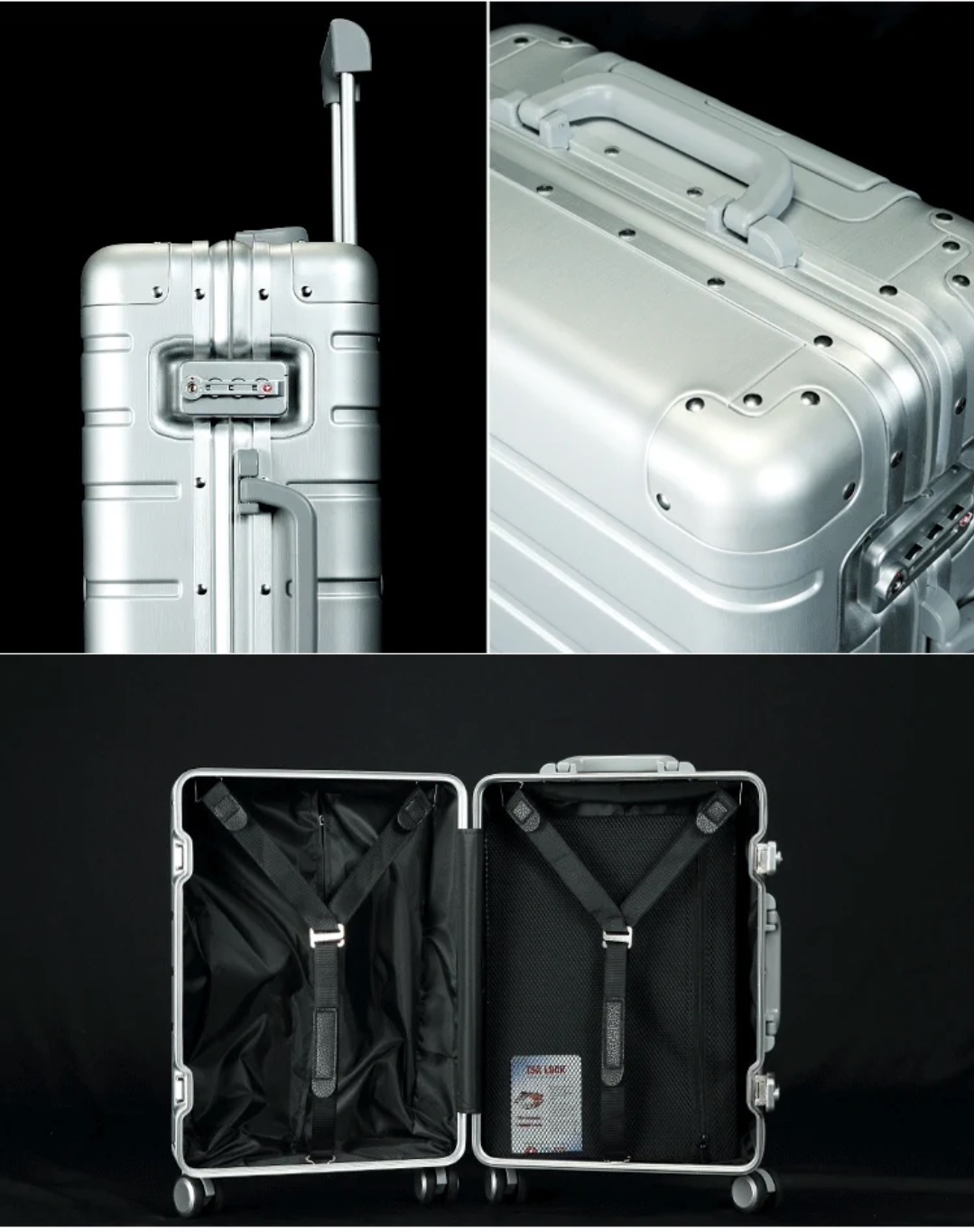 Scuior aluminum alloy trolley case