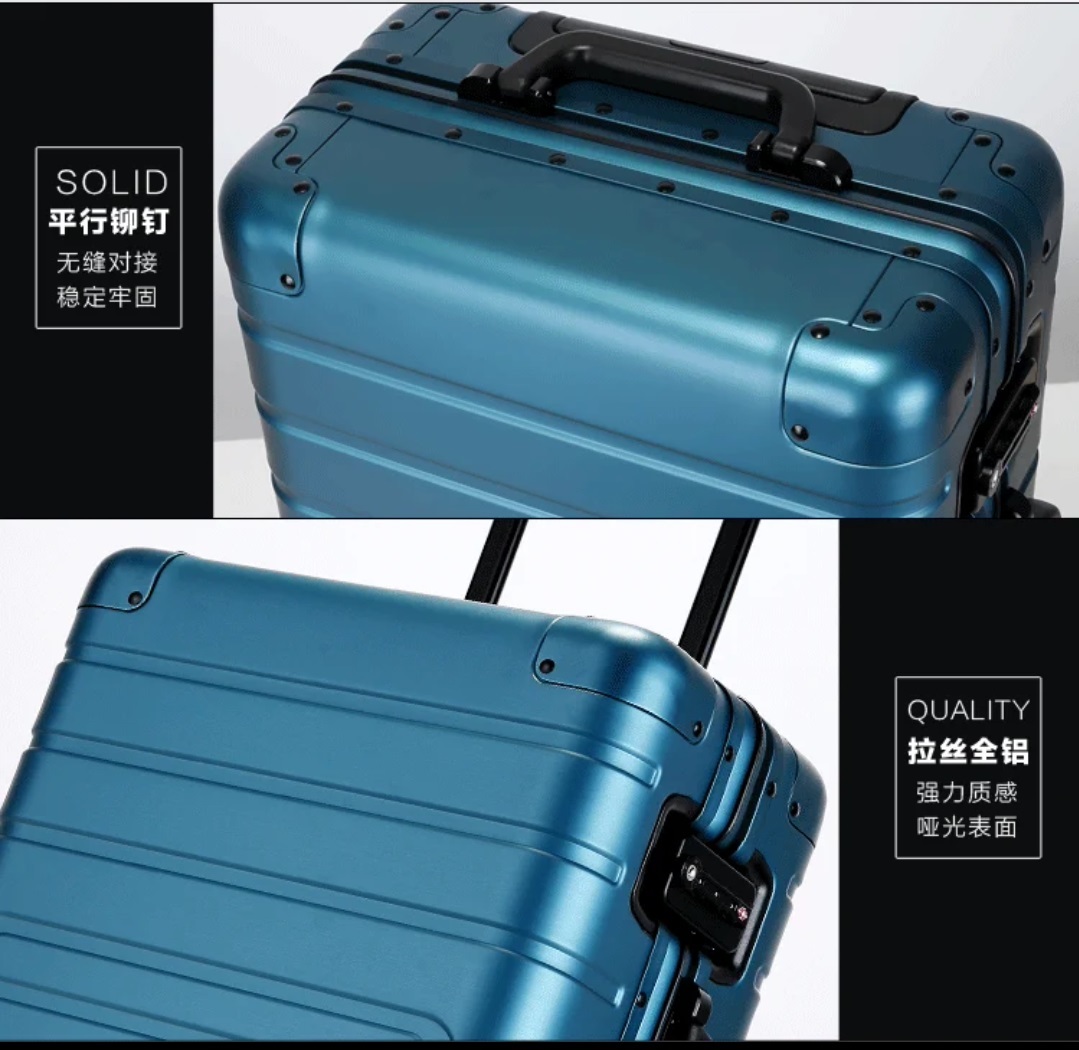 Scuior aluminum alloy trolley case