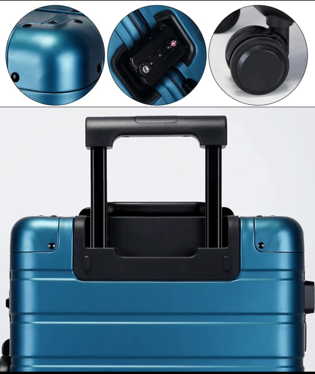 Scuior aluminum alloy trolley case