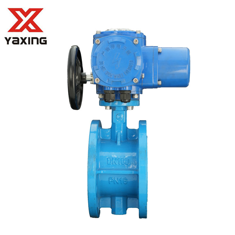 Flange butterfly valve with Electric Actuator