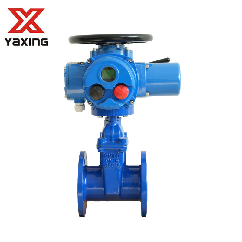 Resilient Seated Gate Valve DIN3352 F4 With Electric Actuator