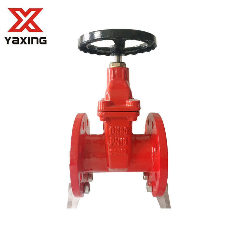 Resilient Seated Gate Valve DIN3352 F4 Red With Silica Gel For 150C