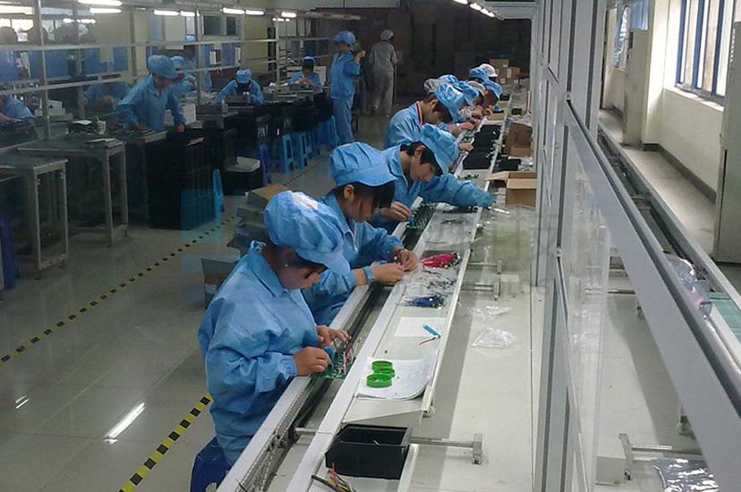 Smart wearable watch assembly line