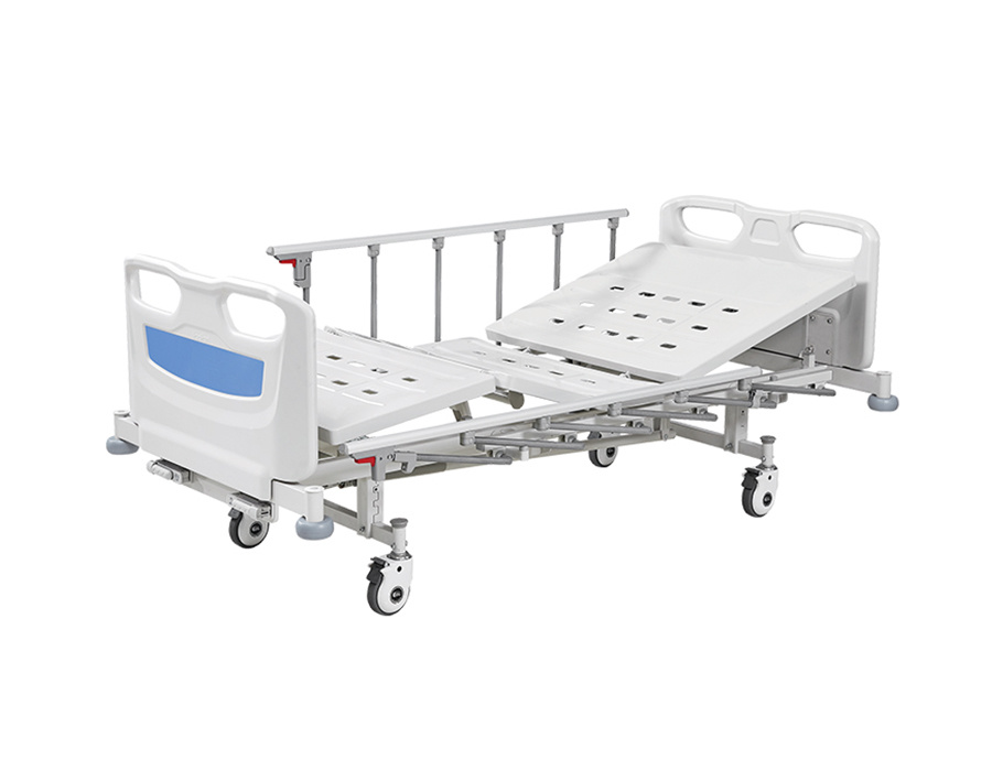 019 Hand-cranked triple-fold hospital bed