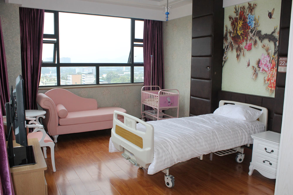 Real view of the delivery room of Dayi County Hospital of Traditional Chinese Medicine