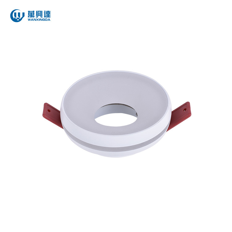 Led Fixtures Round No Adjustable Diameter  Led Recessed Ceiling Down Light Fitting Frame For Mr16 Gu10 Bulb Fixture Housing
