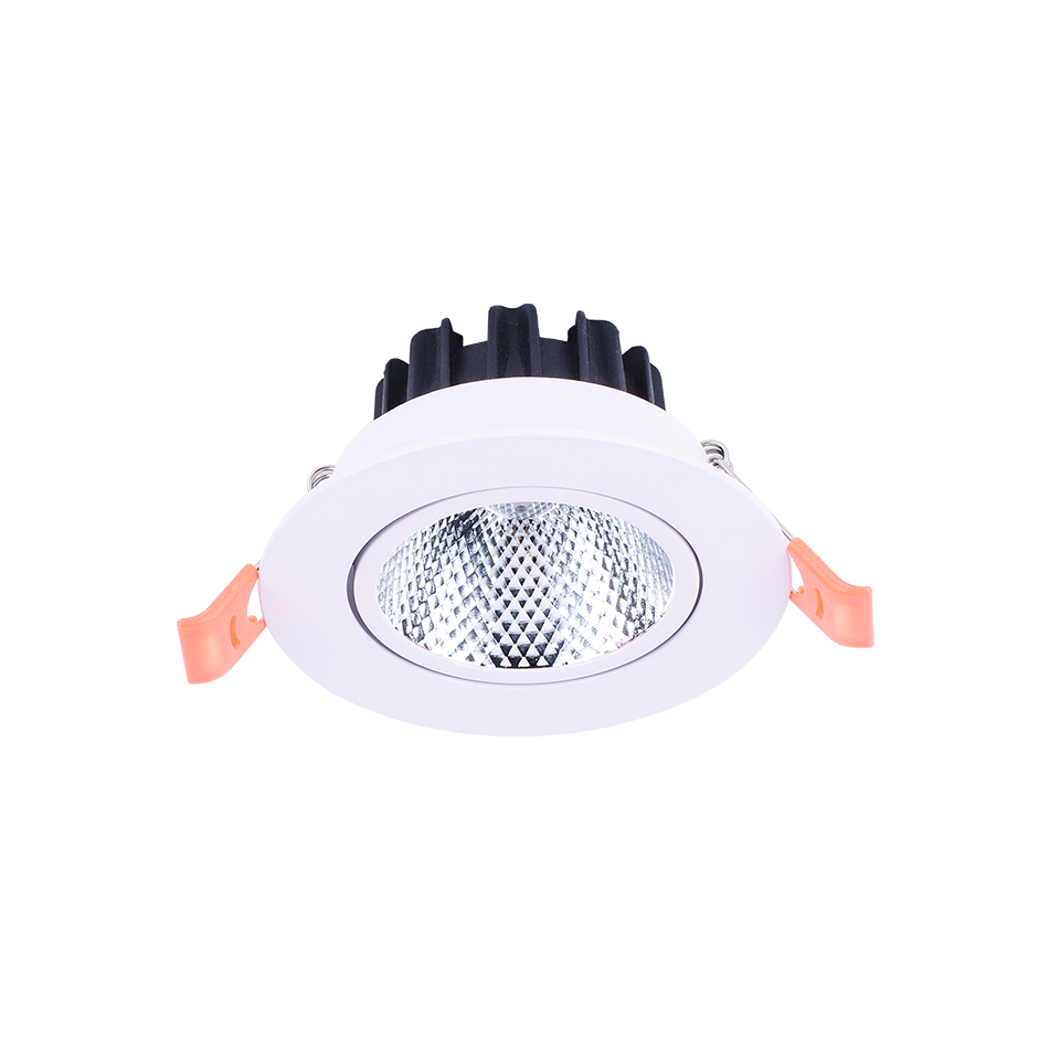 led Cob embedded adjustable angle ceiling spotlights, down lights, hotel wall washing lights