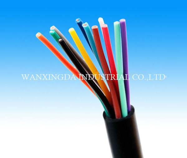 oil resistat electric cable (RVVY) 12 cords 0.75m㎡