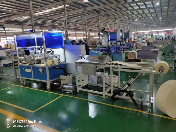 Air filter intelligent laser cutting origami machine