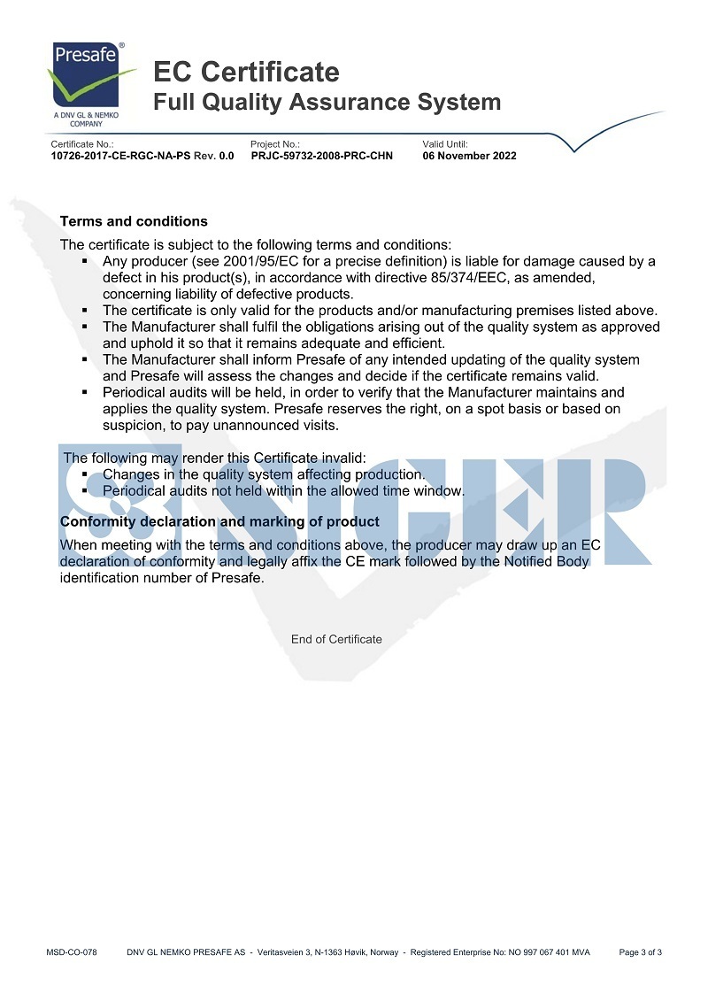 Certifications Certifications