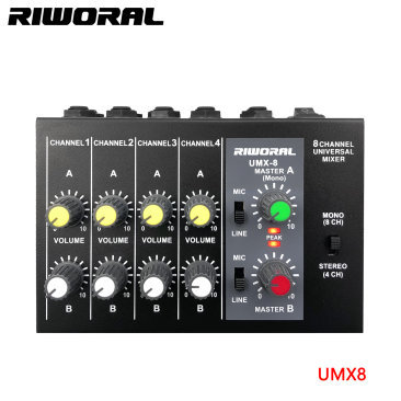 Riworal Ux04 Professional Audio Mixer 4 channel Mixer For - Temu