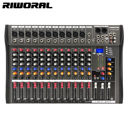 CT120S 12-channel Professional Audio Mixer For Party & Live Performance ...
