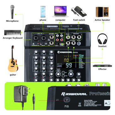 Citronic U-PAD Compact Mixer with USB Audio Interface