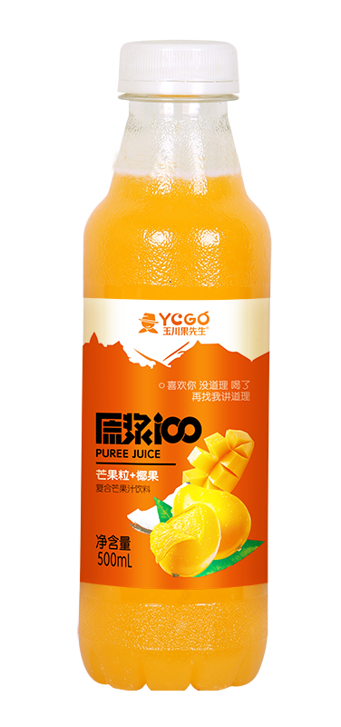 原漿100橙果肉+椰果 500ml