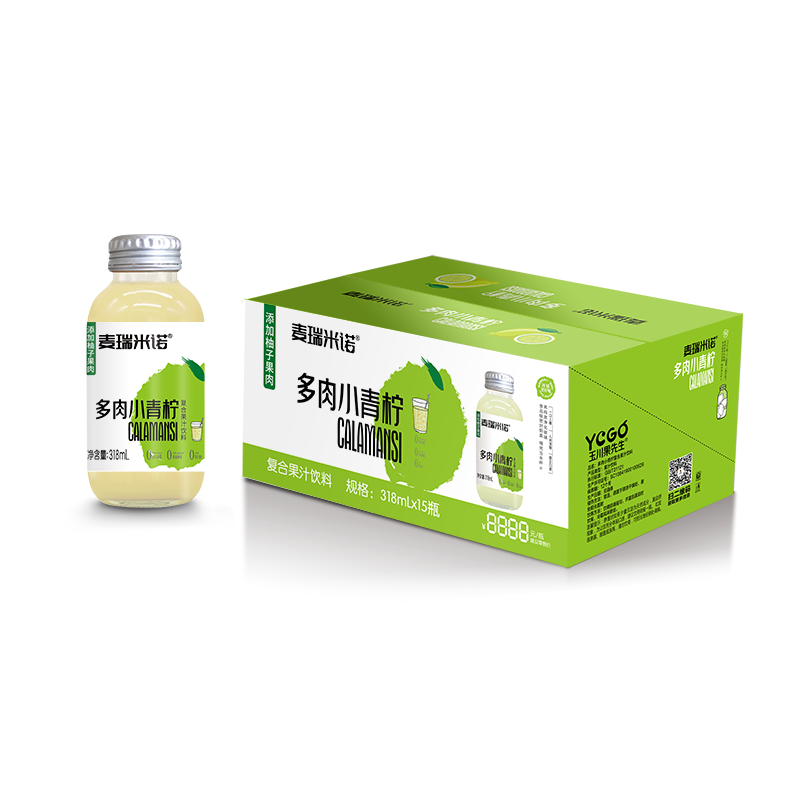 318ml×20乳酸菌小青檸雙柚汁《麥瑞米諾》