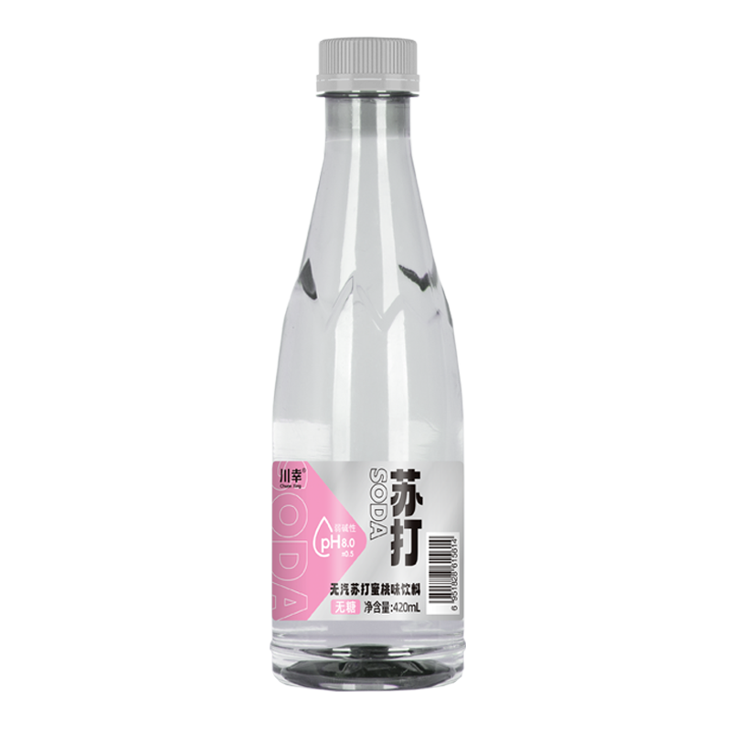 420ml無汽蘇打蜜桃味飲料 420ml無汽蘇打蜜桃味飲料