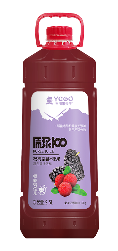 原漿100橙果肉+椰果 2.5L