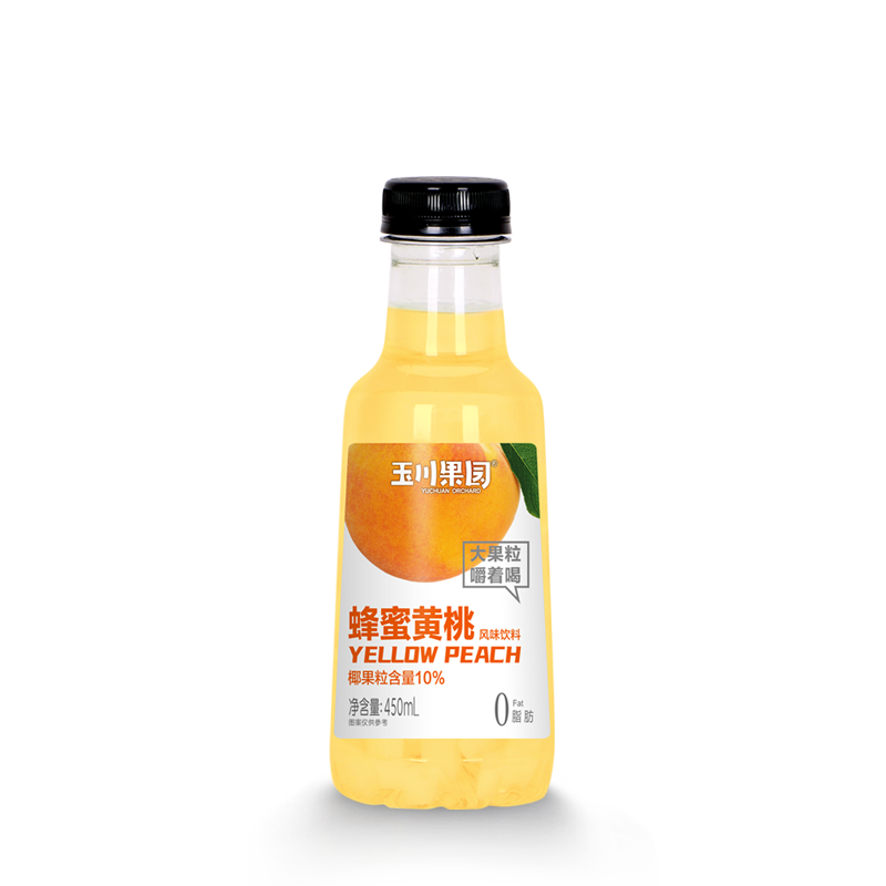 蜂蜜黃桃大椰果果汁450ml 蜂蜜黃桃大椰果果汁450ml