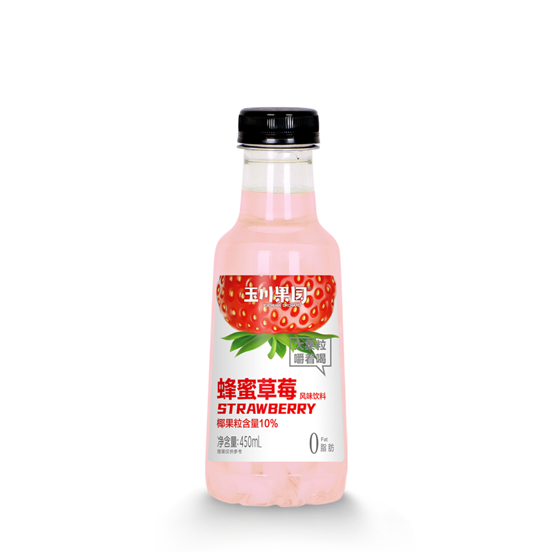 蜂蜜草莓大椰果果汁450ml 蜂蜜草莓大椰果果汁450ml