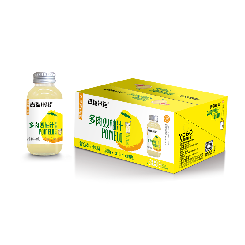318ml×20乳酸菌雙柚汁檸檬復(fù)合果汁《麥瑞米諾》