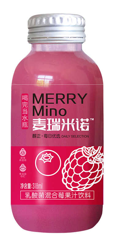 乳酸菌混合草莓汁318ml