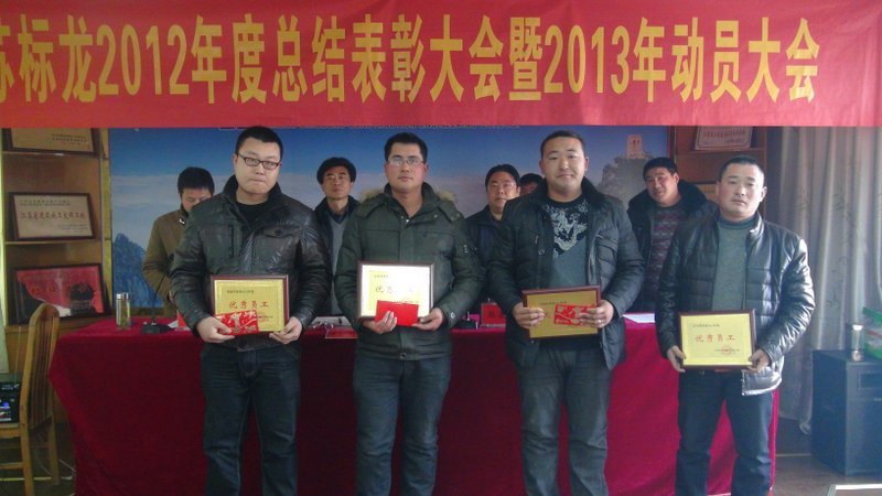 公司召开2012年度总结表彰暨2013年度动员大会