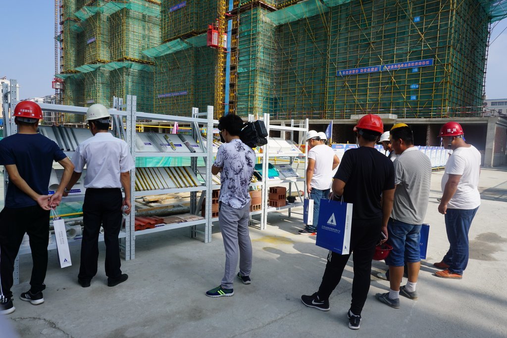 公司承建的龙宇上城项目成功举办青岛平度市质量专题观摩会