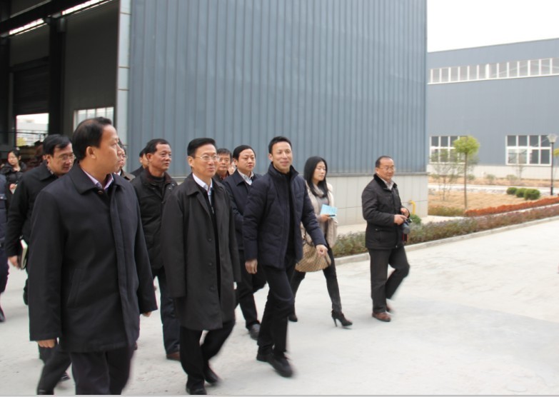 省政協(xié)主席楊松一行到我公司考察